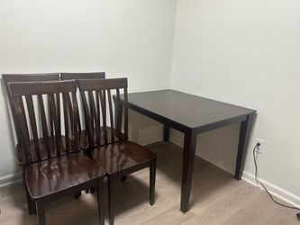 Table and chairs