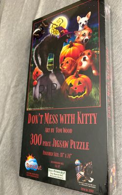 SunsOut Don't Mess With Kitty 300-Piece Jigsaw Puzzle