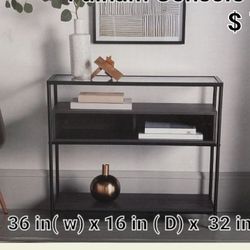 Brand New Filha Console Table Glass
