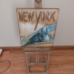 Antique New York  Painting 