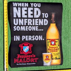 Jeppson's Malort Chicago Illinois USA Humor Funny Brand Logo 18x24" Poster New