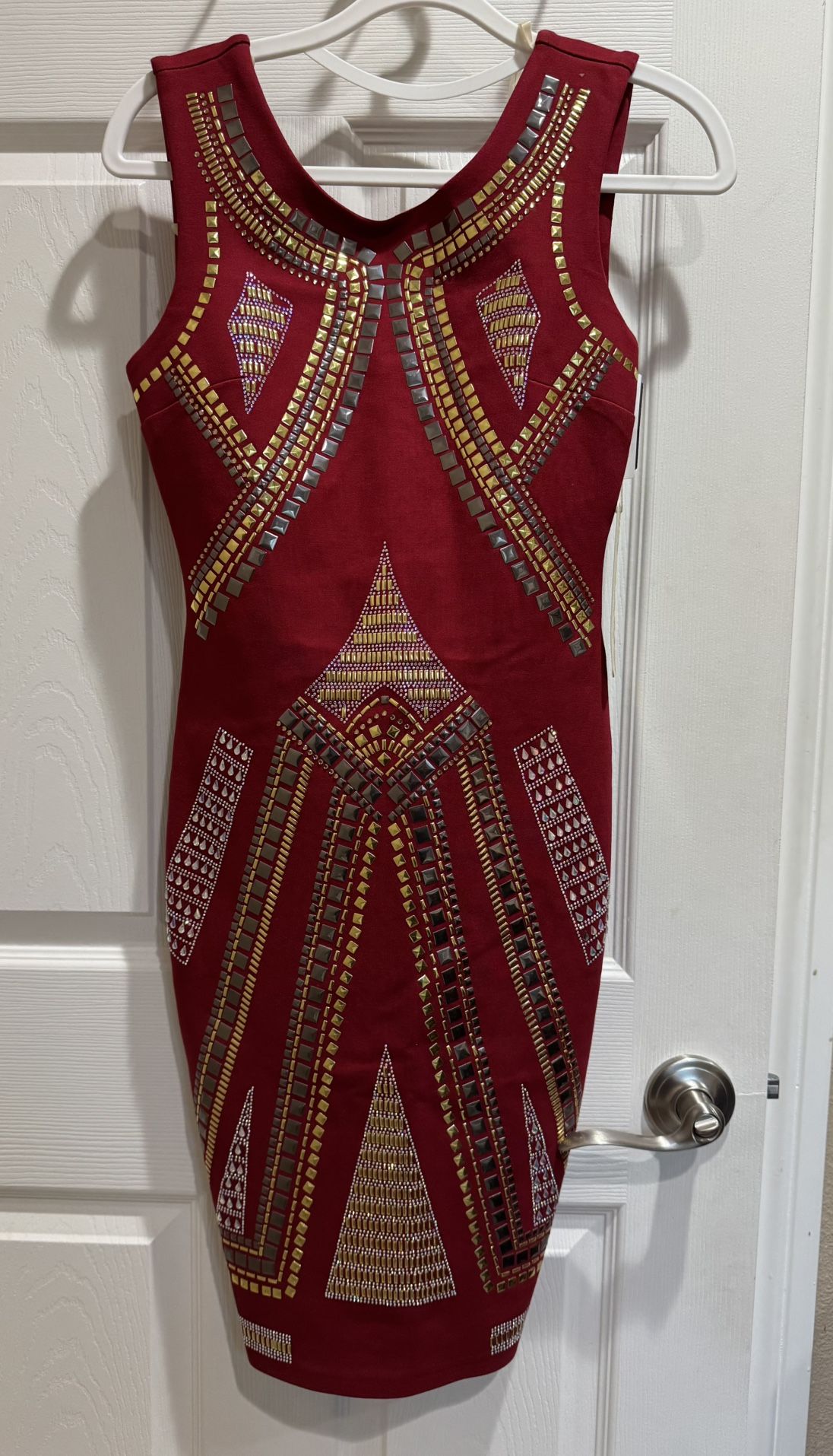 Favori Sleeveless Studded Dress NWT 