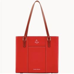 NEW Dooney & Bourke Large Red Tote Bag 