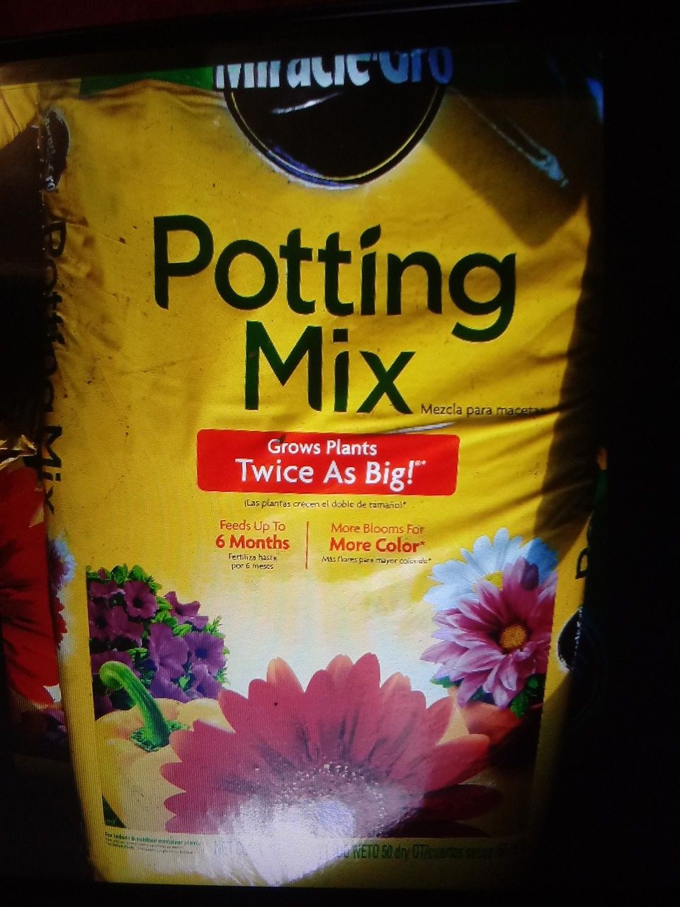 Miracle Grow Potting Mix