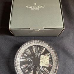 Waterford Crystal “Best Wishes”  Bottle Coaster