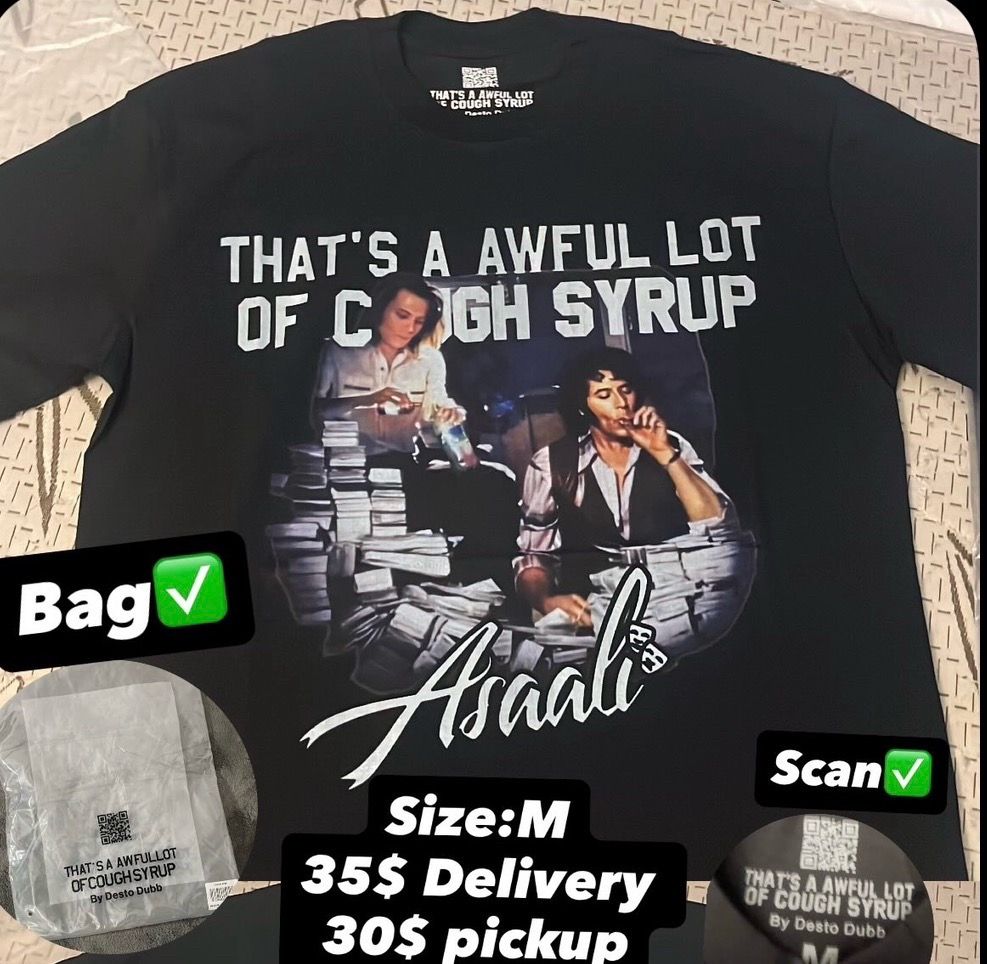 Awful lot cough syrup tee