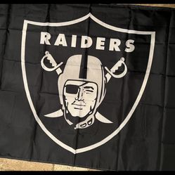 Las Vegas Los Angeles Oakland Raiders 3x5 Ft Flag 4 Lined Stitched