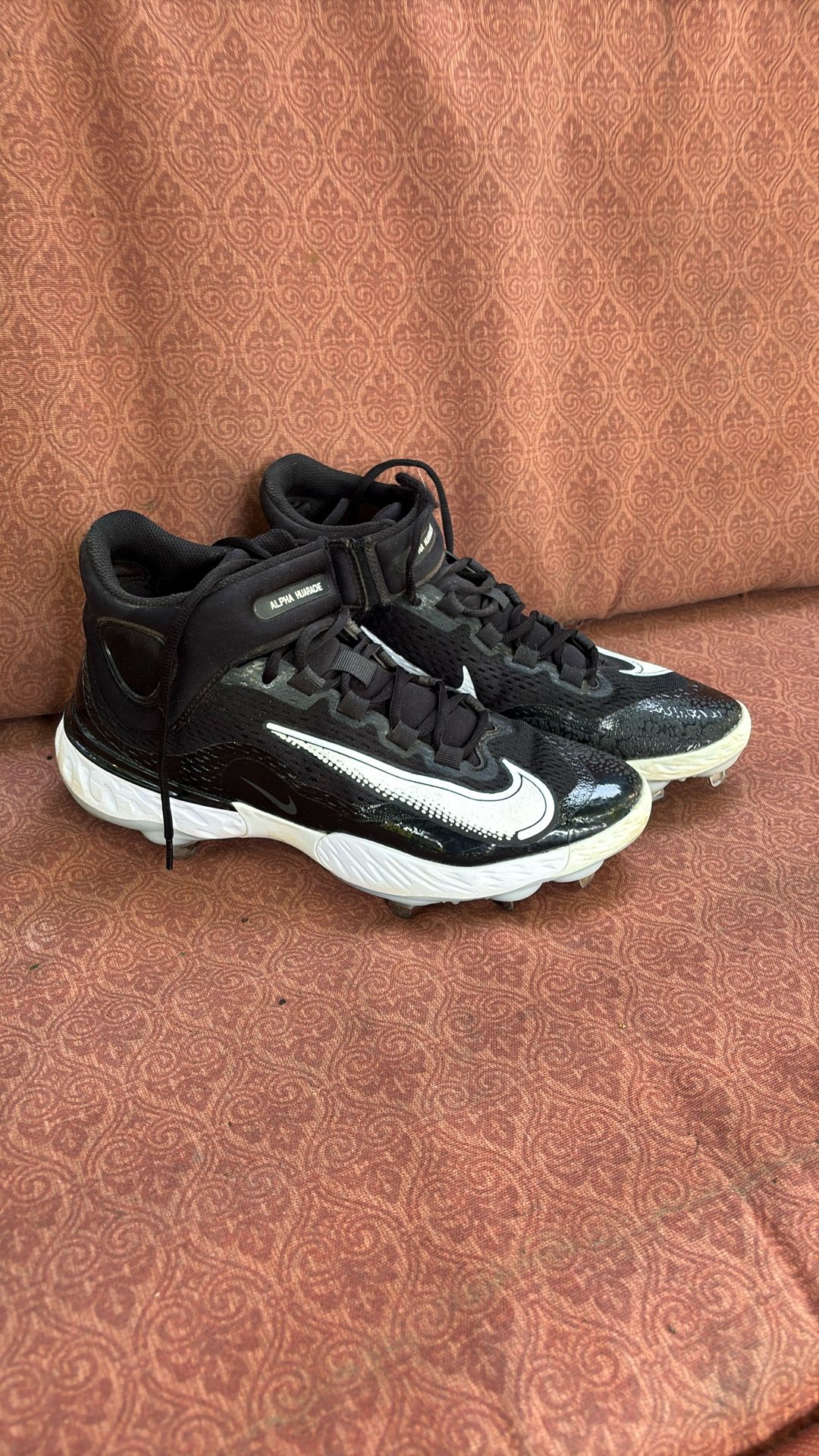 Men’s Nike Alpha Huarache Metal Baseball Cleats - Size 11