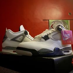 Jordan 4 White Cement New $260 Open to Trades