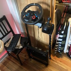 PS4/ps3/pc Steering Wheel And Pedal Setup 