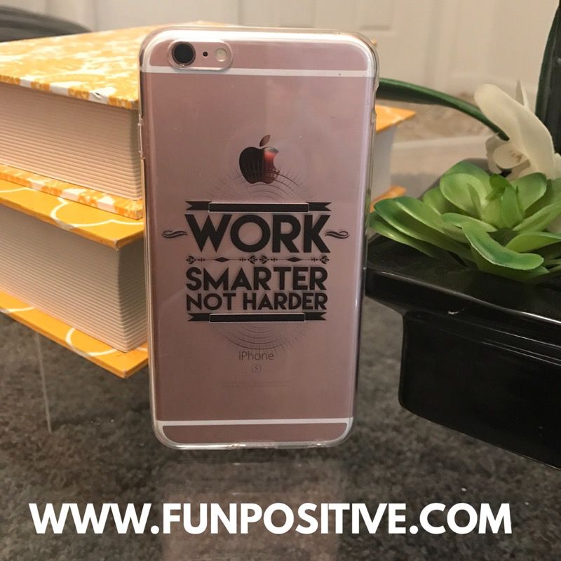 Work smarter not harder cell phone cover