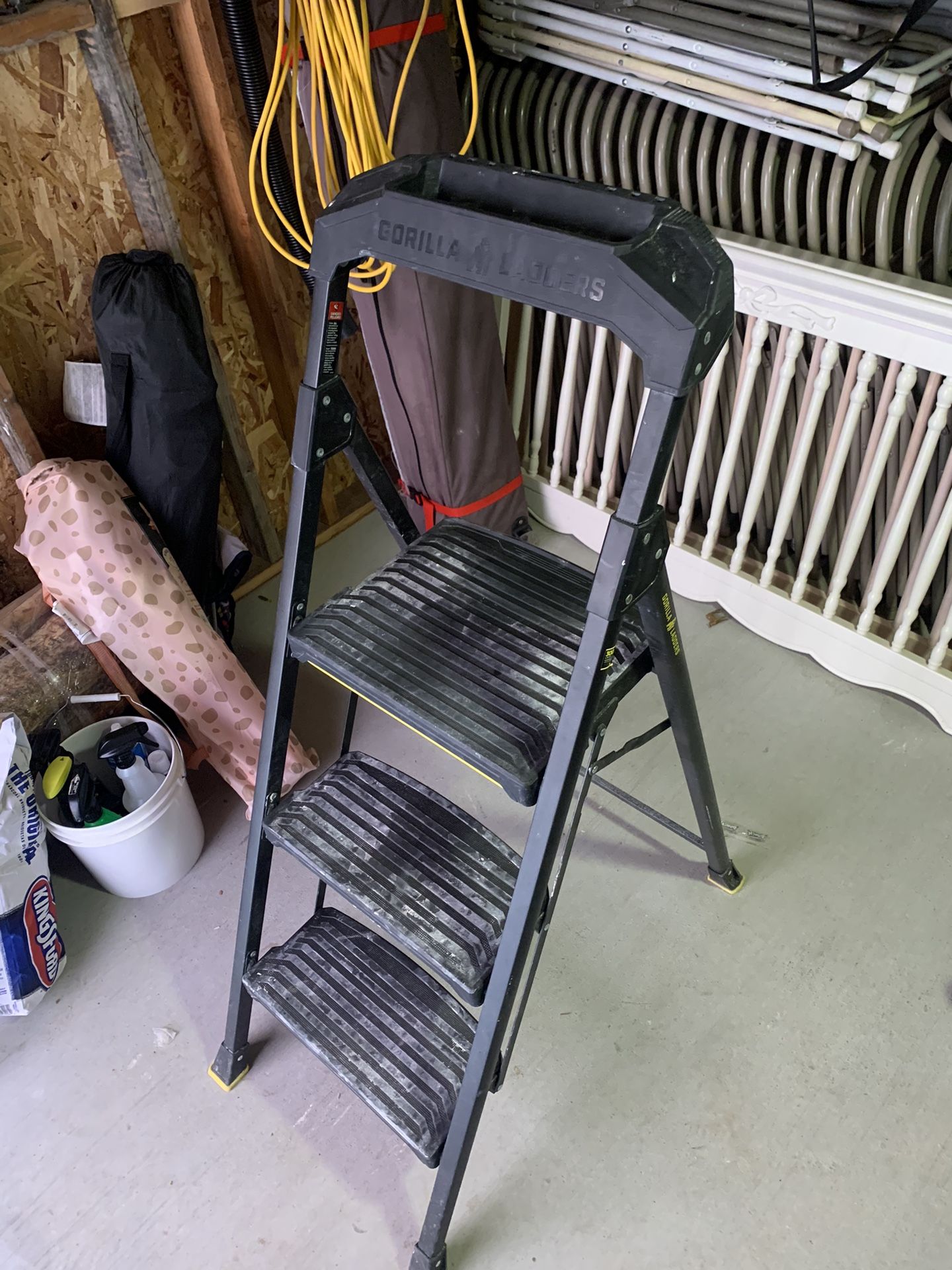Gorilla Ladder - 3-Step Pro-Grade Steel Step Stool, 300 lbs.