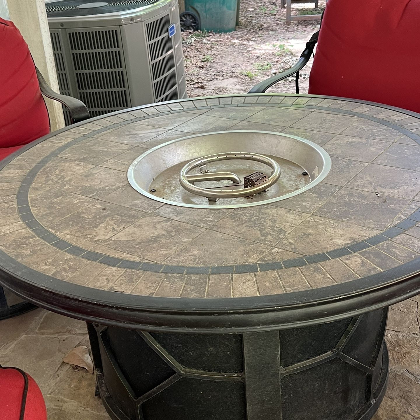 Fire Pit Table from Chair King -Black Gold