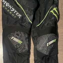O’Neal MX Monster Energy Mayhem Racing Motocross Adult Size 34x28