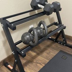Dumbbell / Kettlebell Rack 