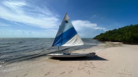 Sunfish Sailboat with Trailer