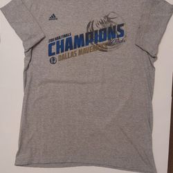 🏀 Dallas Mavericks Grey 2011 NBA Final Champions Shirt NBA Basketball 🏀