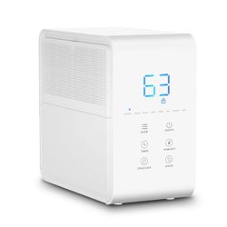 Rocyis 30 Pint 1500 sq. Ft Small Compressor Dehumidifier for Home with Auto Shut, Drain Hose Humidity Control for Bedroom, Bathroom, RV
