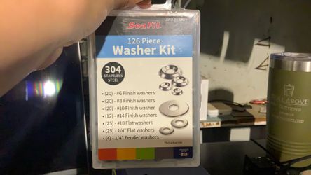 SEA FIT.  126 PIECE WASHER KIT