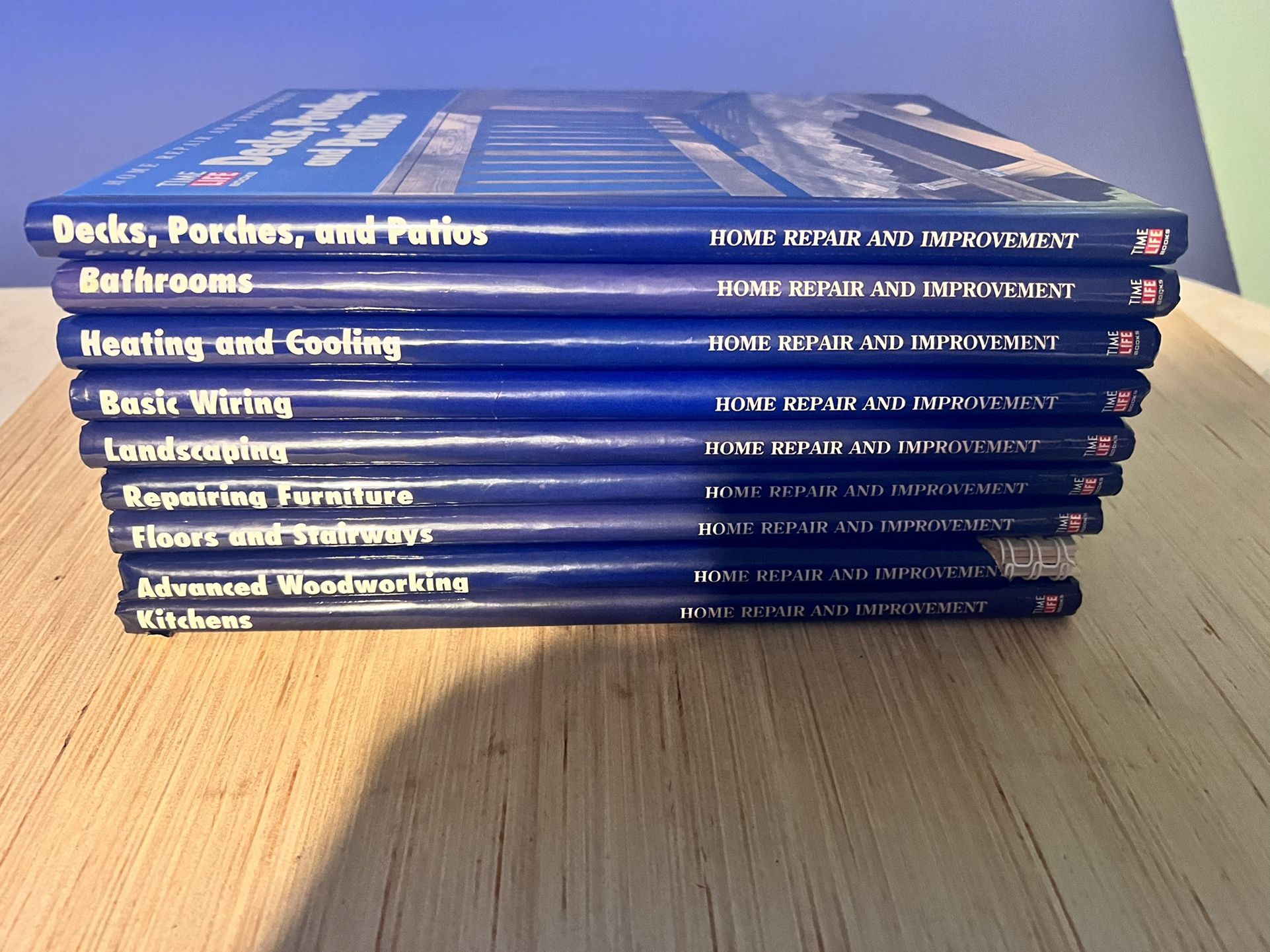 9 Time Life Home Repair & Improvement Books