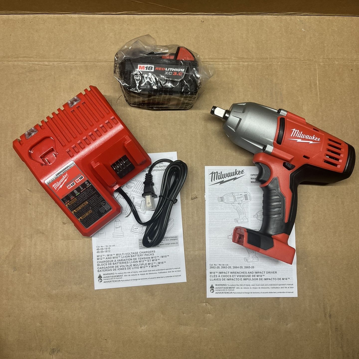 Milwaukee M18 1/2 High Torque Impact Wrench With Friction Ring