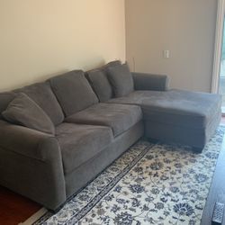 Living Spaces Couch With Chaise