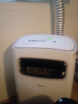 Air conditioner on rollers