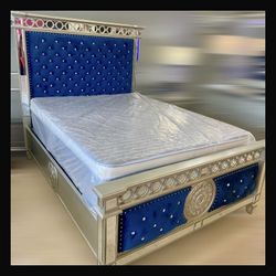 Queen Size Mattress 14 Inches Thick Pillow Top Also Available in Twin, Full, King. Same Day Delivery 🚚 New From Factory With its Plastic