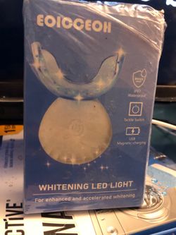 Teeth Whitening Light,10X More Powerful Blue Led Light Connected with USB, Non-Battery Teeth Whitening LED Light in Home Use