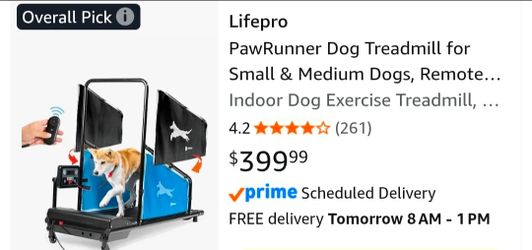Lifepro small dog powered treadmill