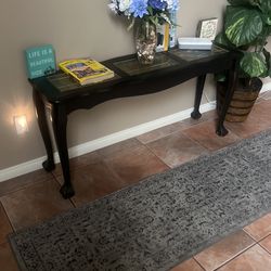 Like New Black Entry Table