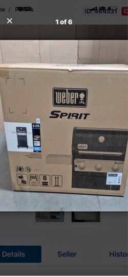 Weber Spirit E-315 3-Burner Natural Gas BBQ in Black