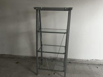 Glass Shelving, Gray
