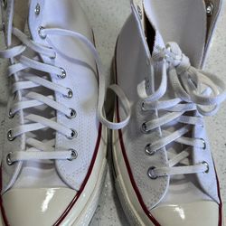 Brand New White Converse size w10/m8