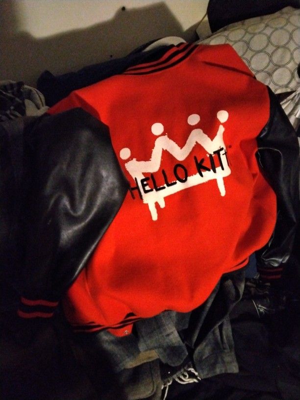 Hello Kitty Letter Men Jacket