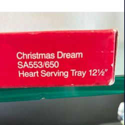 Mikasa Christmas, Dream Heart Serving Tray