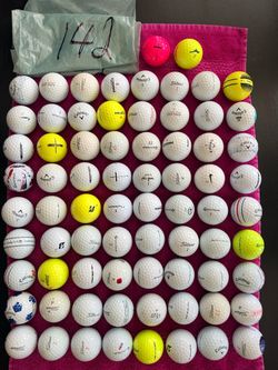 Batch#142 - 74 premium & mixed highly playable GOLF balls