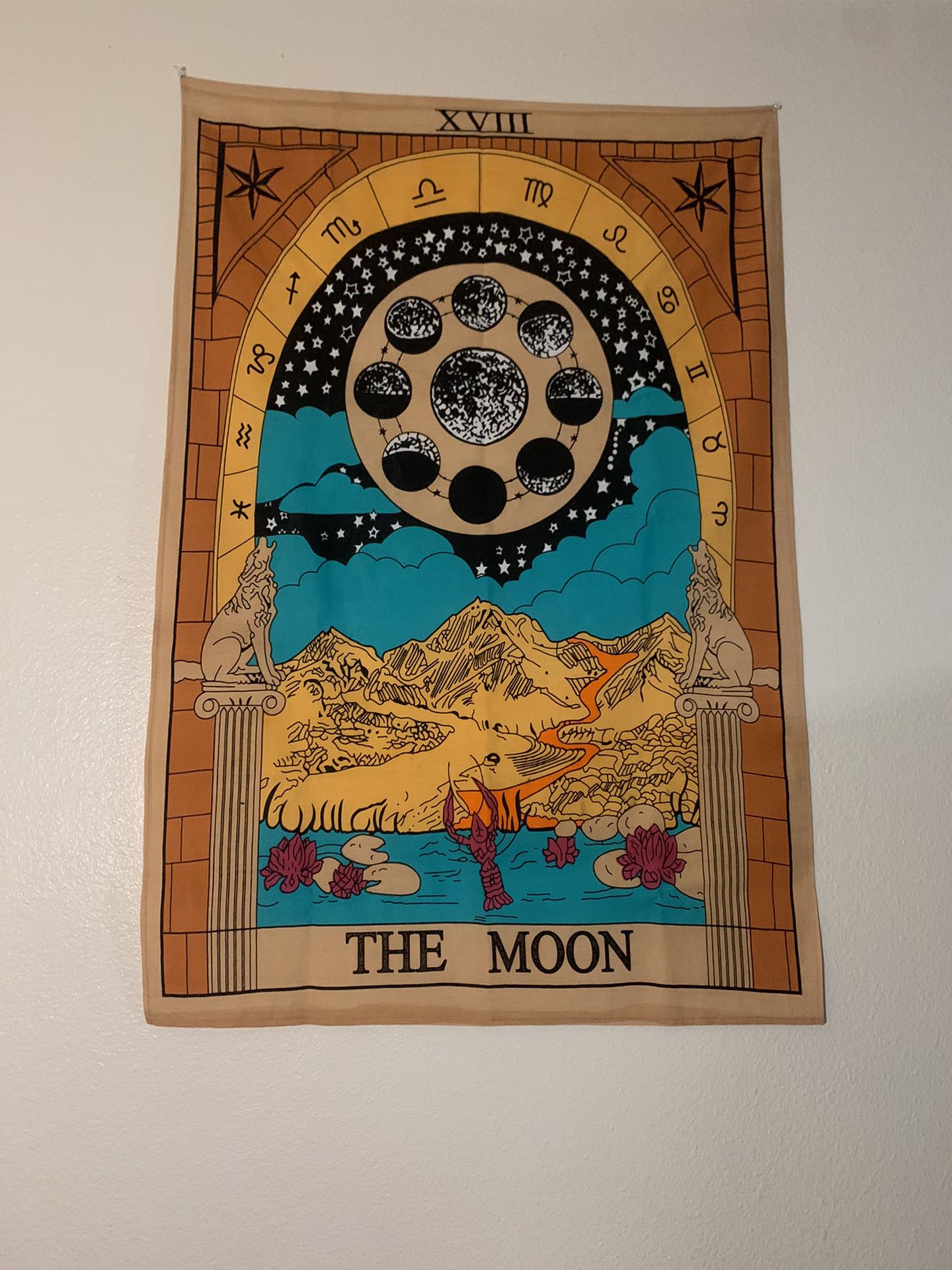The Moon astrology Tapestry