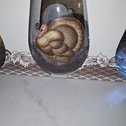 Spode Turkey Woodland Glasses