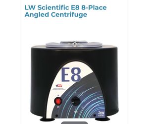 LW Scientific E8 Centrifuge 8-Place Angled Fixed -Angle Rotor Low Speed Lab