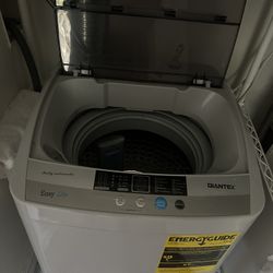 Portable washer & dryer with rack