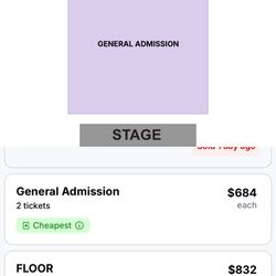 Ultra Music Festival Weekend Ga Passes, $750