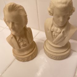Mozart And Haydn Busts