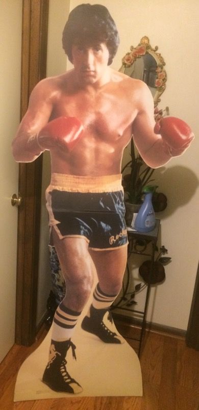 Life size Rocky Balboa cardboard cutout
