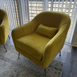Mustard Modern Chairs 