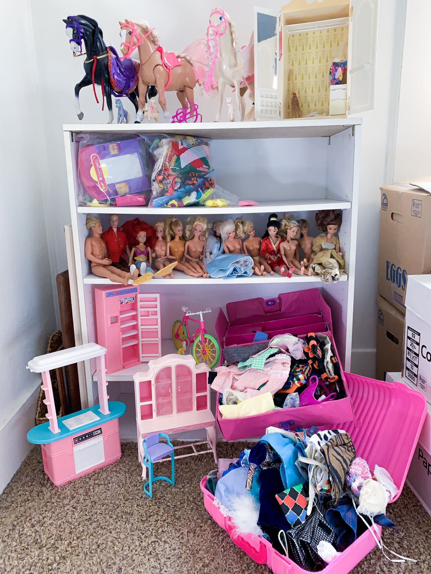 LOTS of Barbie dolls and accessories - SEE PHOTOS