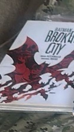 Batman Broken City Comic Book