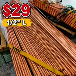 1/2" Copper Pipe Type L 10ft