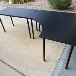 Ikea Black/Brown Table