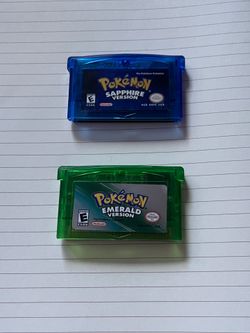 Pokémon Emerald and Sapphire Gameboy Color